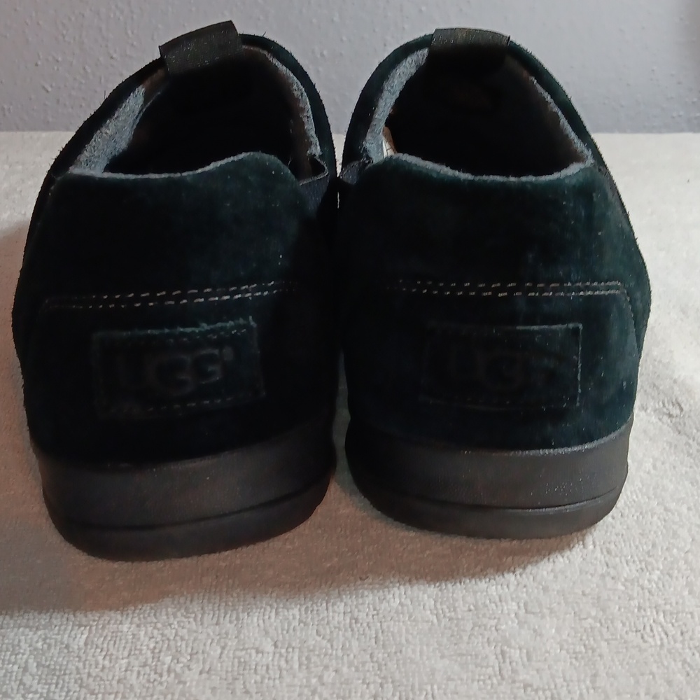 UGG Hanz ,Slip On, Mens-12 , Black Suede - Picture 5 of 12